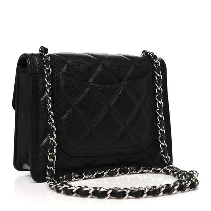 Chanel Caviar Quilted Mini Sweet Classic Flap Black 3 of 10