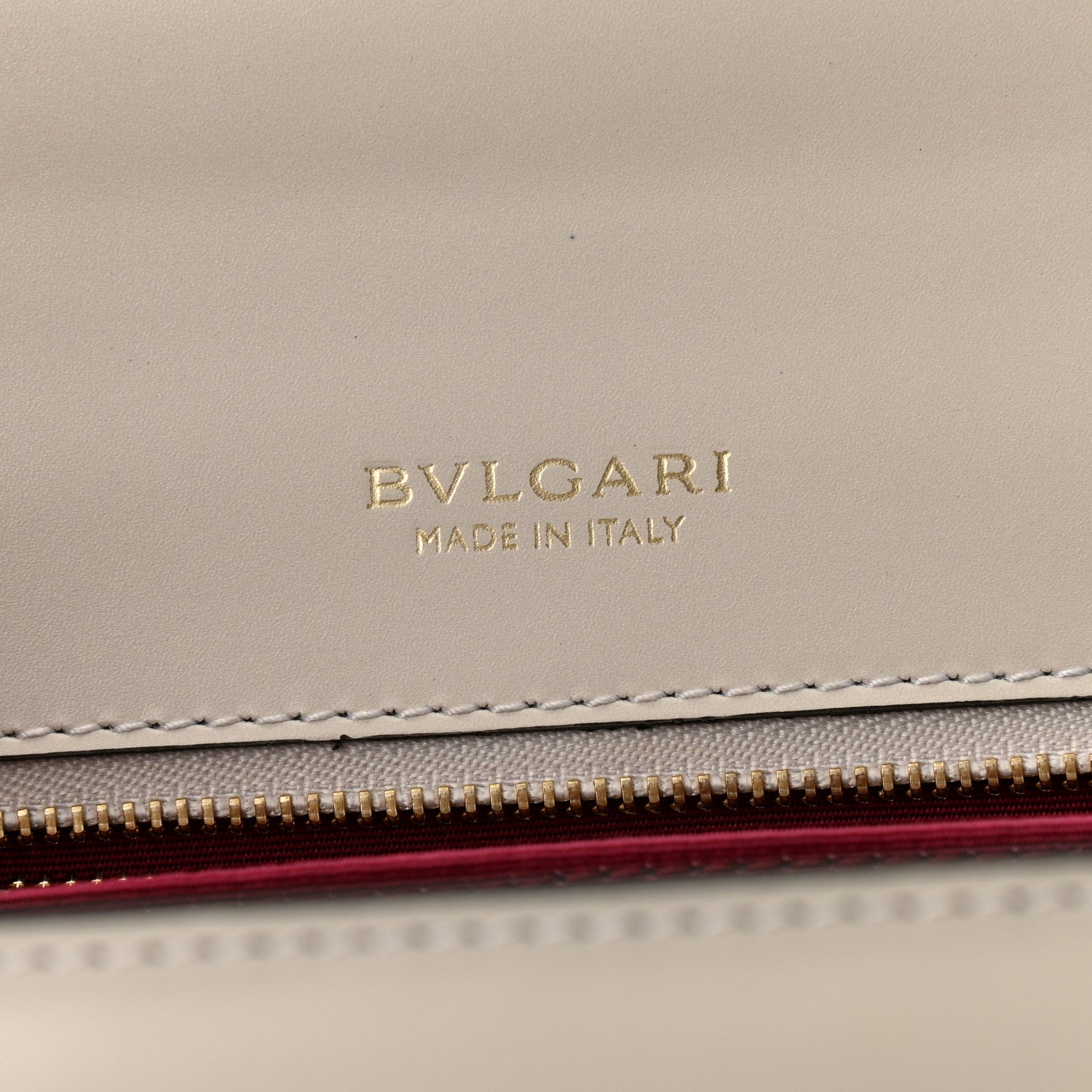 Bulgari Calfskin Serpenti Forever Top Handle White 7 of 10