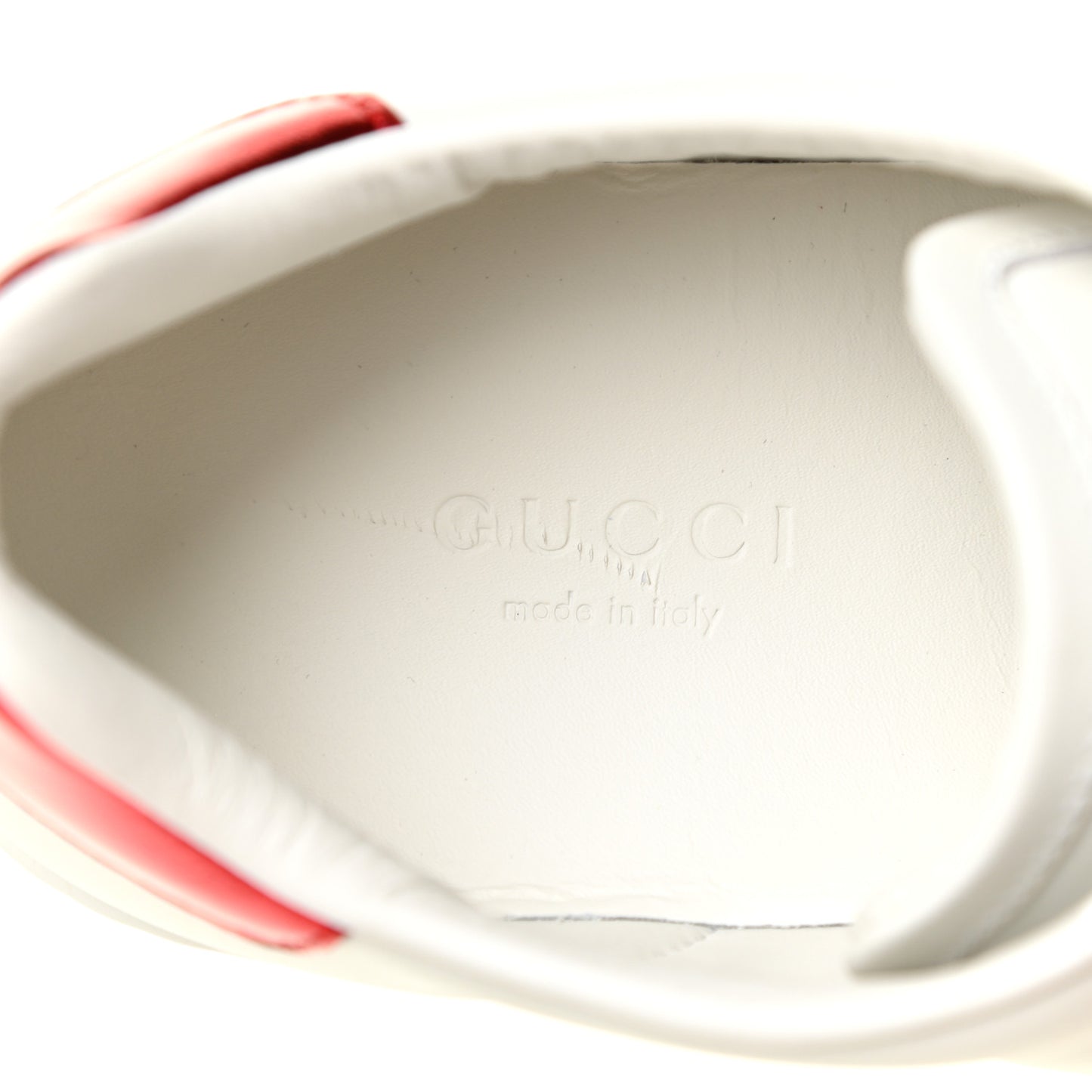 Calfskin Ayers Web Crystal LOVED Womens New Ace Sneakers 35 White