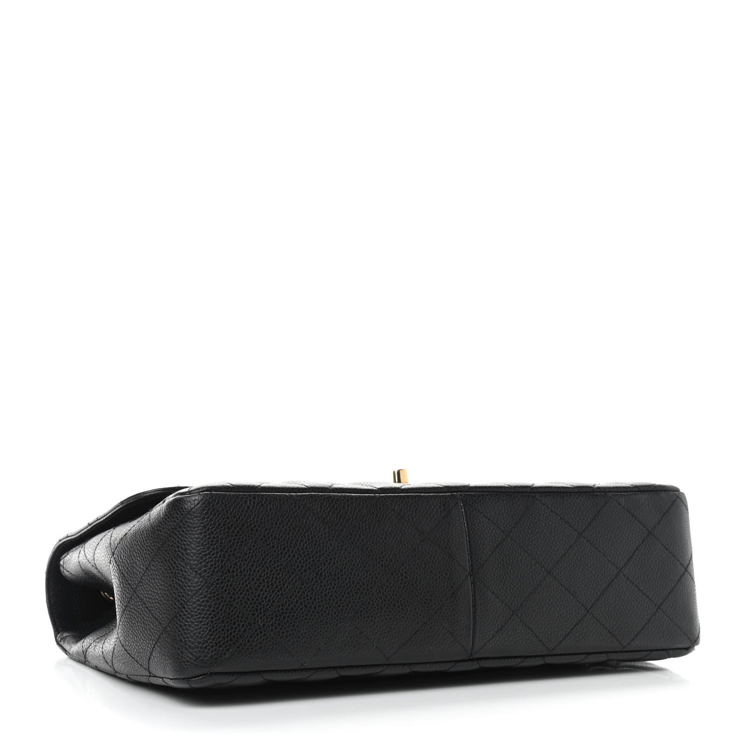 Chanel Caviar Quilted Jumbo Single Flap Black 4 of 12