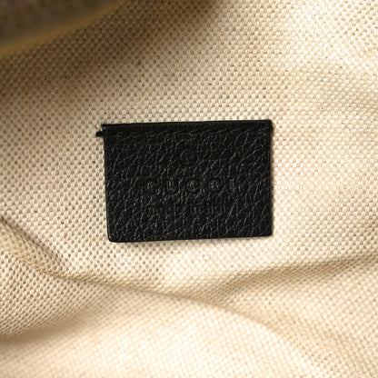 Gucci Grained Calfskin Small Logo Belt Bag Black 5 of 9