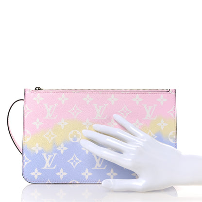 Louis Vuitton Monogram Escale Neverfull MM GM Pochette Pastel 2 of 8