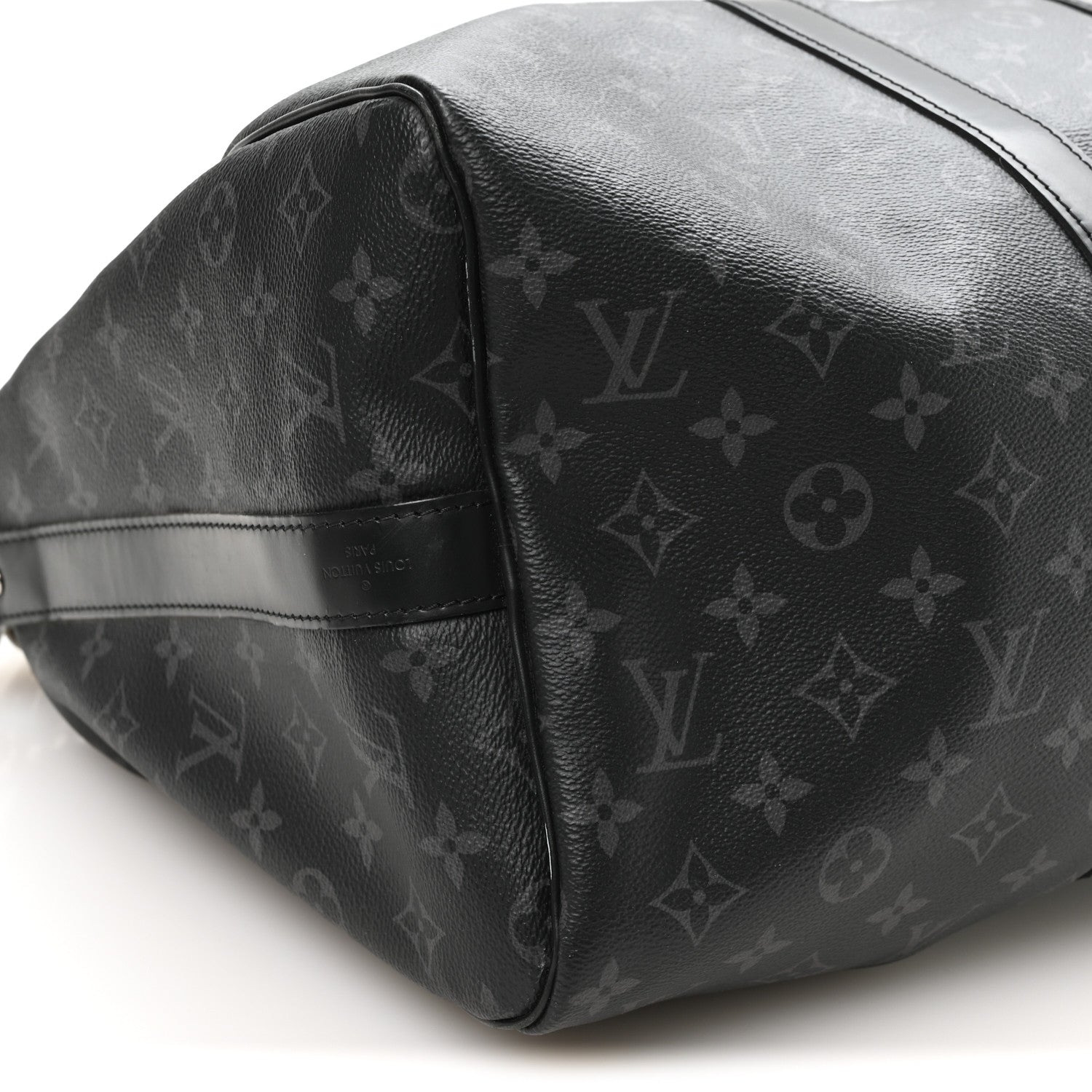 Louis Vuitton Monogram Eclipse Keepall Bandouliere 45 9 of 10