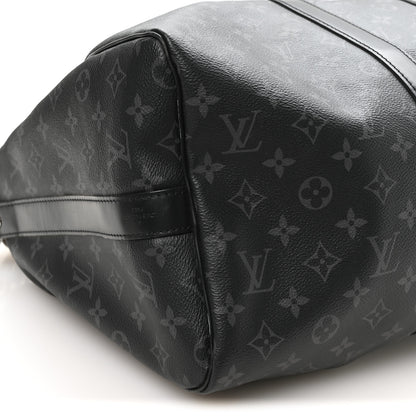 Louis Vuitton Monogram Eclipse Keepall Bandouliere 45 9 of 10