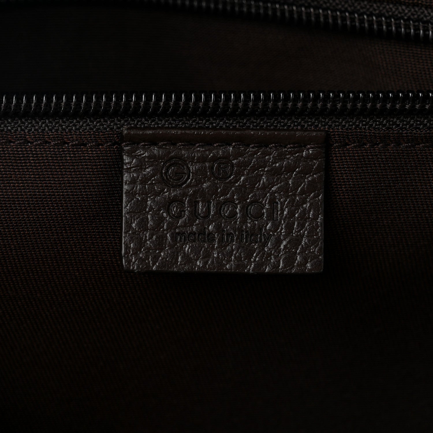 Gucci Monogram Dollar Calfskin Boston Duffle Bag Beige Ebony Testa di Moro Marrone Scuro 6 of 10