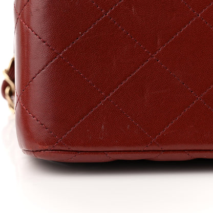 Chanel Lambskin Quilted Jumbo Double Flap Burgundy 12 of 19