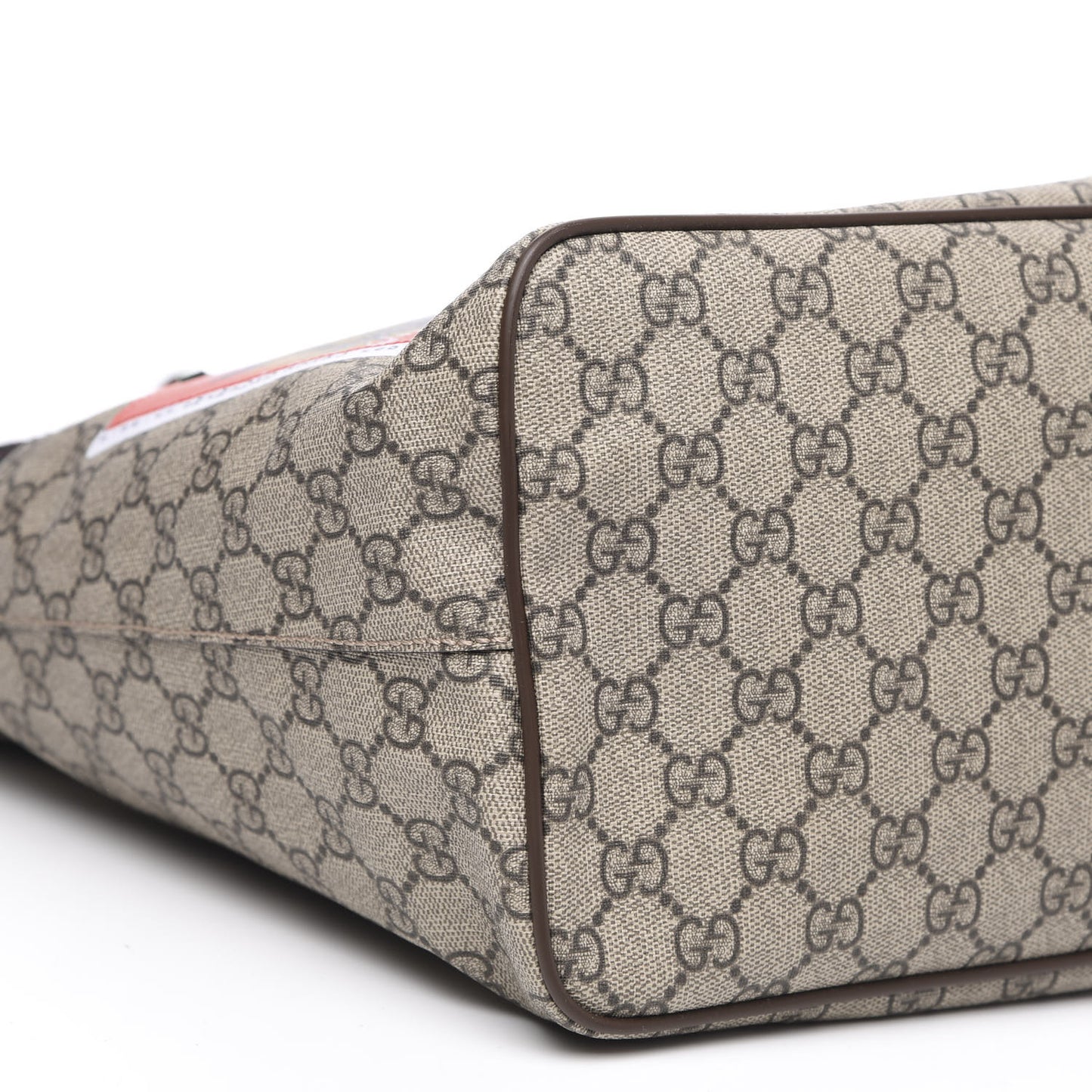 Soft GG Supreme Monogram Courrier Medium Crossbody Tote Beige New Acero