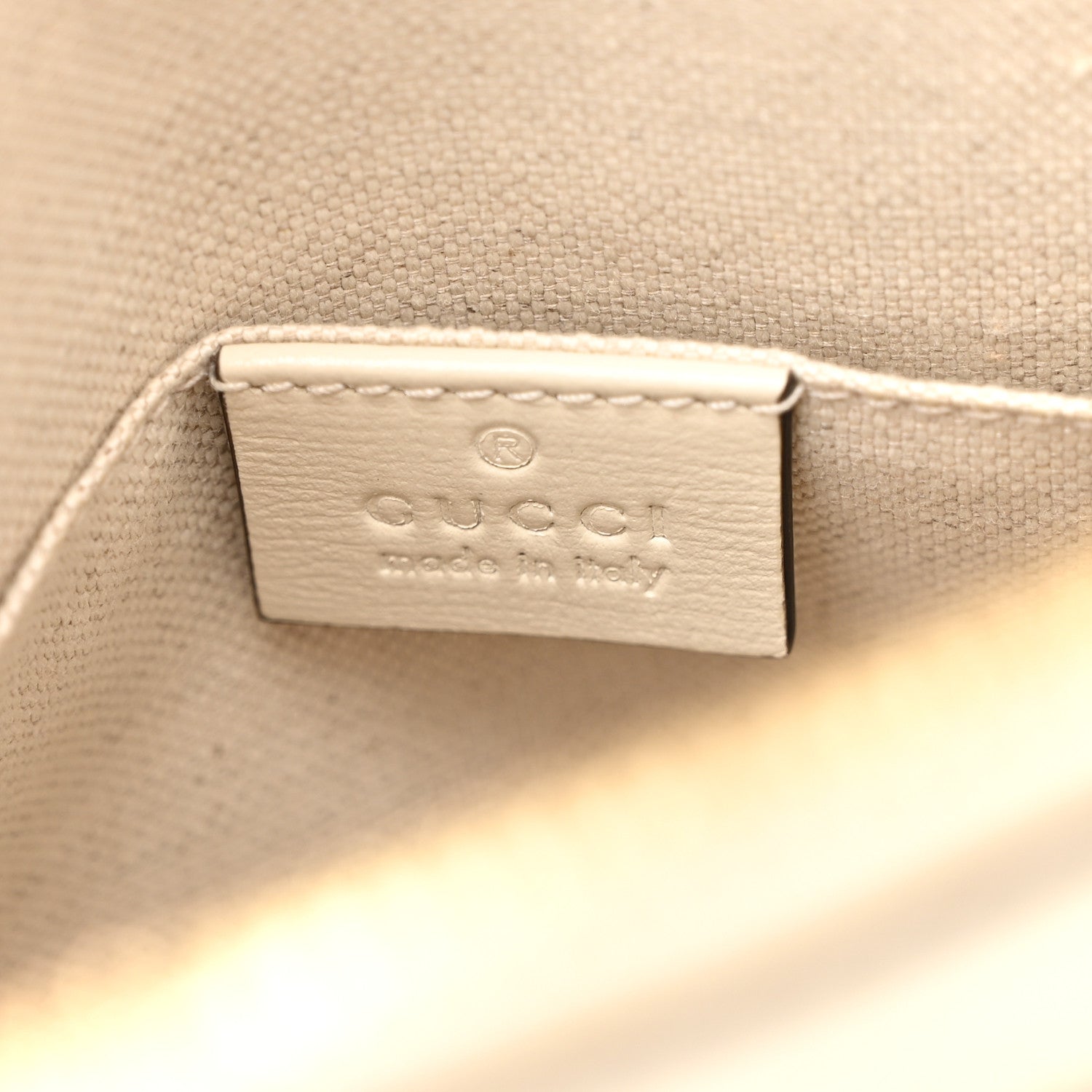 Gucci GG Supreme Monogram Azalea Calfskin Mini Horsebit 1955 Top Handle Bag Beige Ebony Mystic White 6 of 12