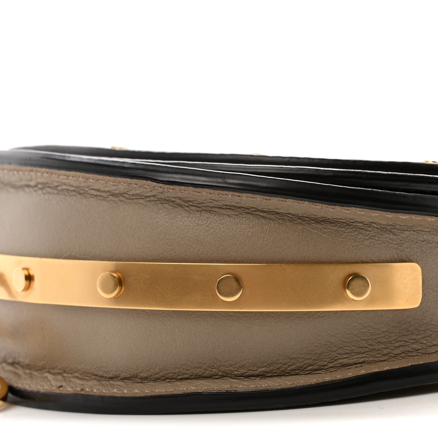 Chloe Calfskin Small Nile Bracelet Minaudiere Bag Motty Grey 9 of 15