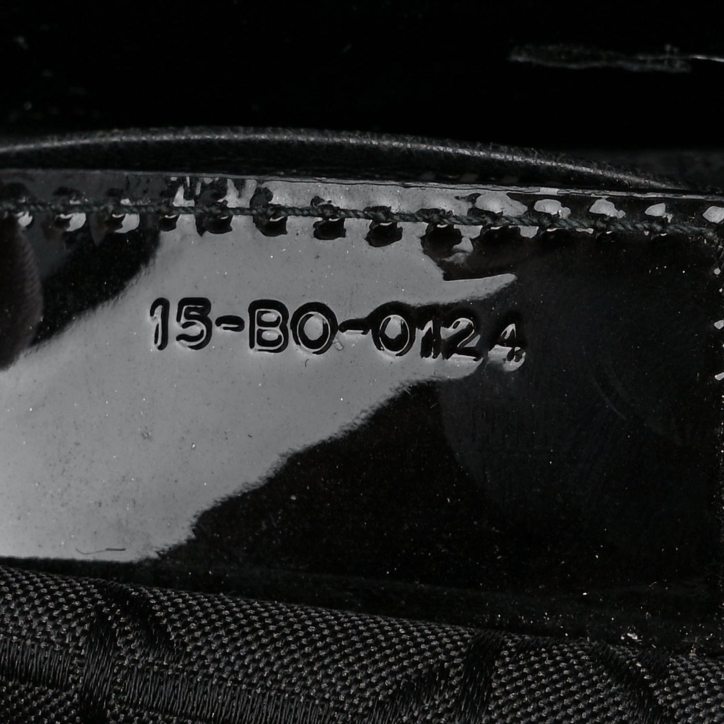 Patent Cannage Medium Lady Dior Black