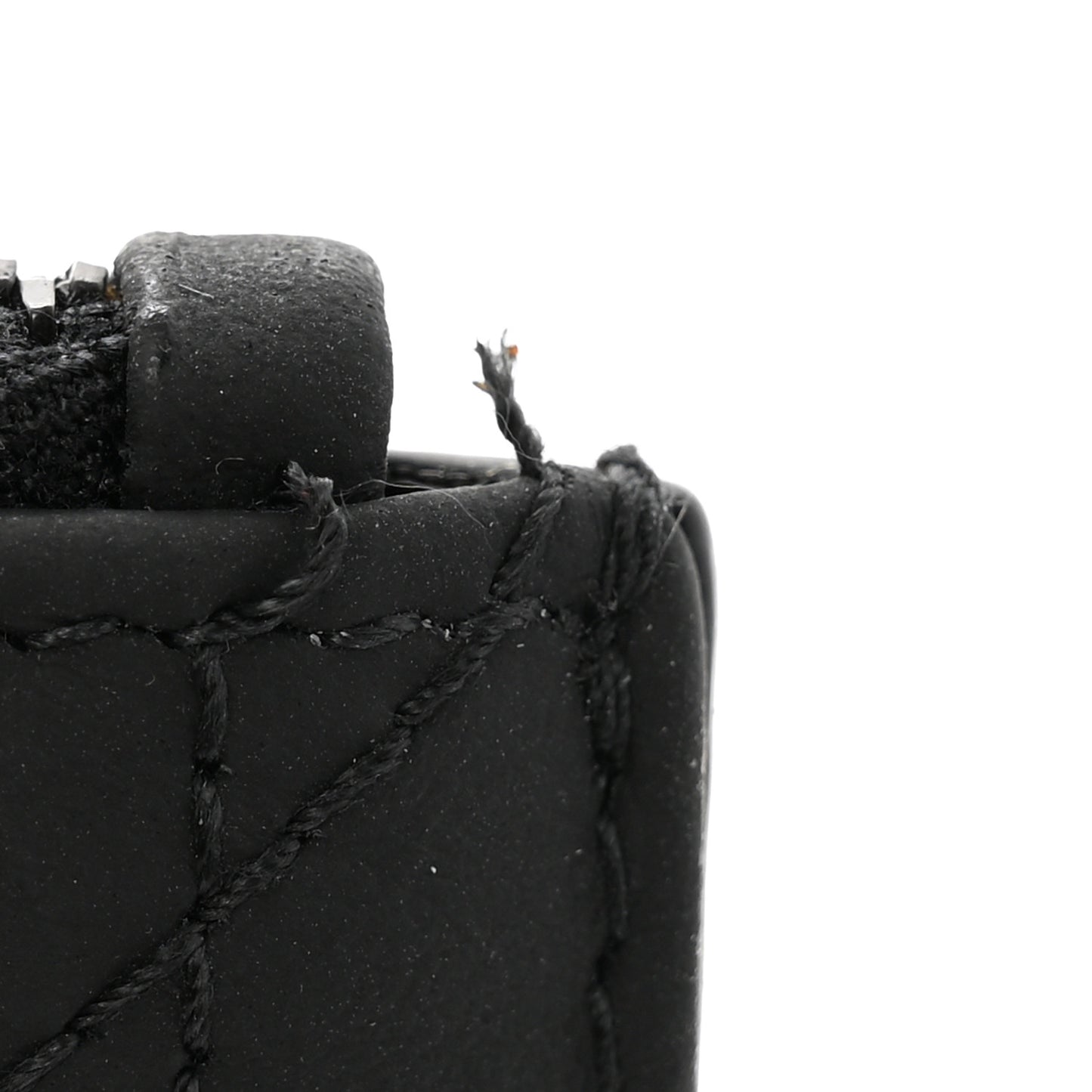 Ultra Matte Calfskin Lady Dior Long Wallet With Strap Black