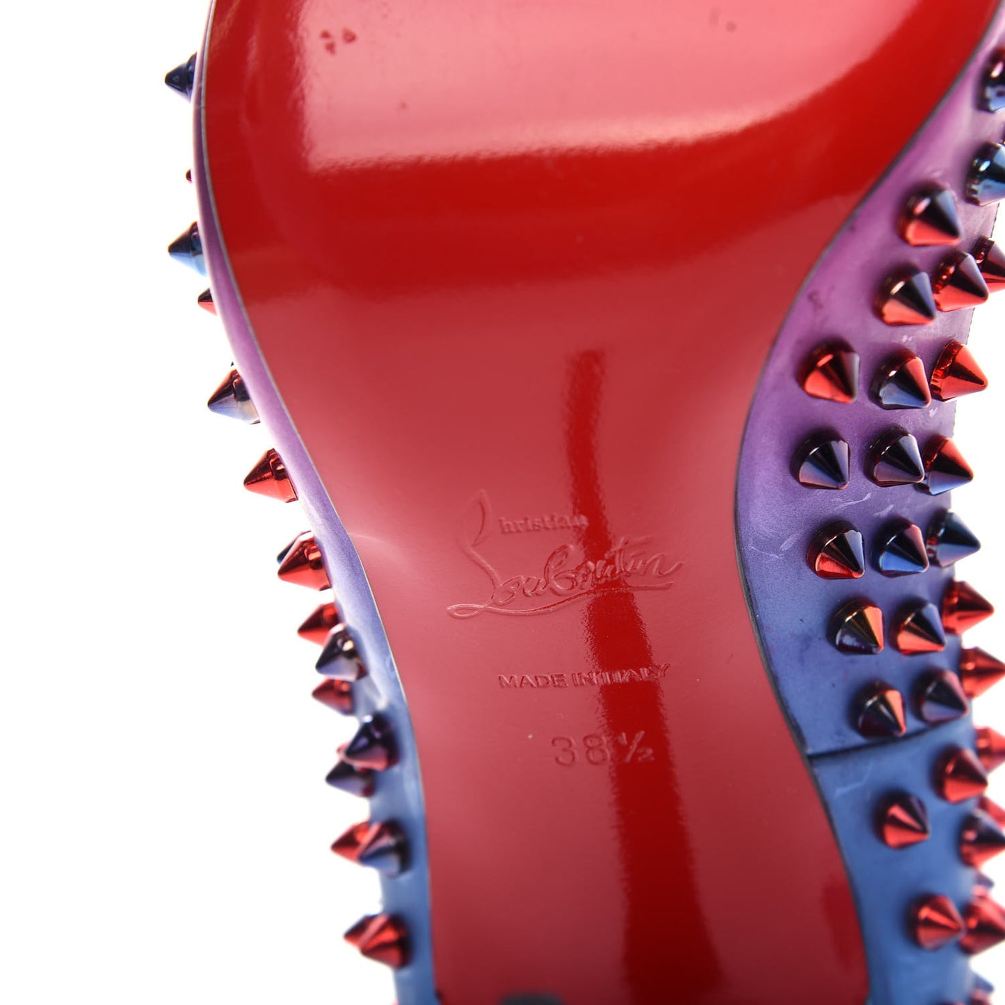 Patent Scarabe Follies Spikes 120 Pumps 38.5 Rose Digitale