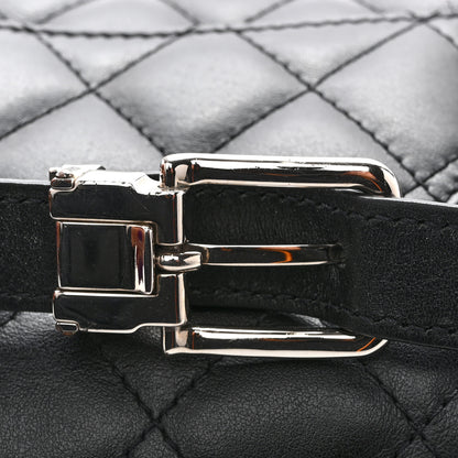 Chanel Calfskin Quilted CC Uniform Flap Belt Bag Black 15 of 16