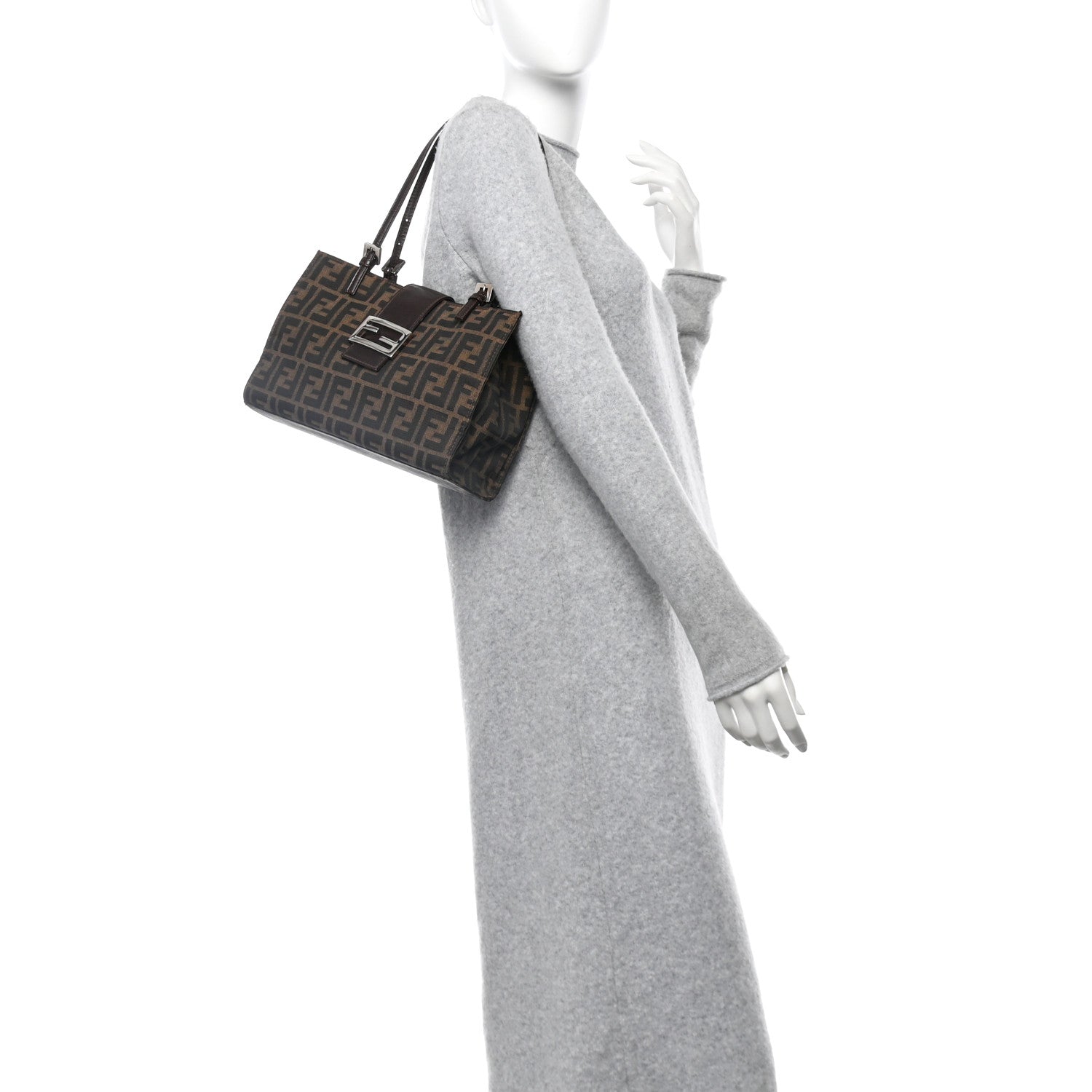 Fendi Zucca Shopping Tote Tobacco 2 of 12