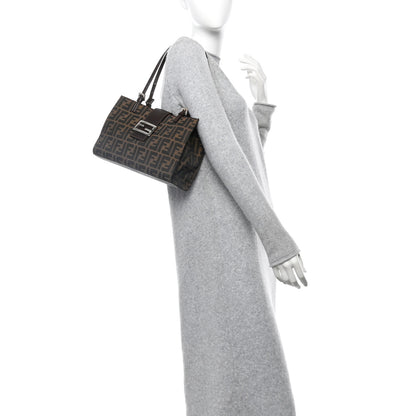 Fendi Zucca Shopping Tote Tobacco 2 of 12