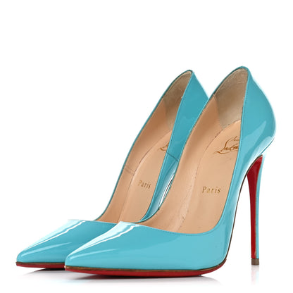 Christian Louboutin Patent So Kate 120 Pumps 37.5 Pacific 3 of 10