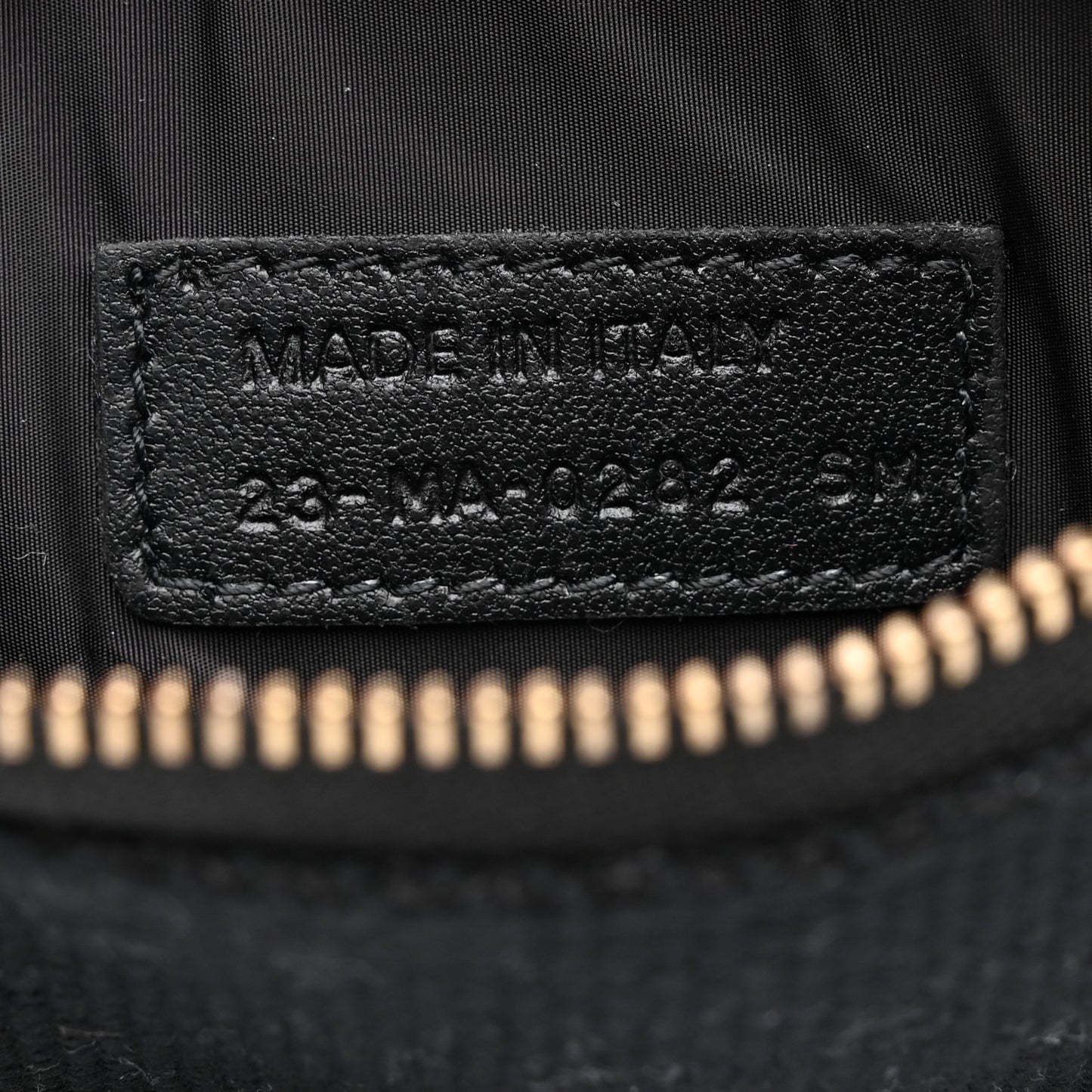 Calfskin Saddle Belt Black
