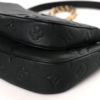 Louis Vuitton Empreinte Monogram Giant Multi Pochette Accessories Black 9 of 10
