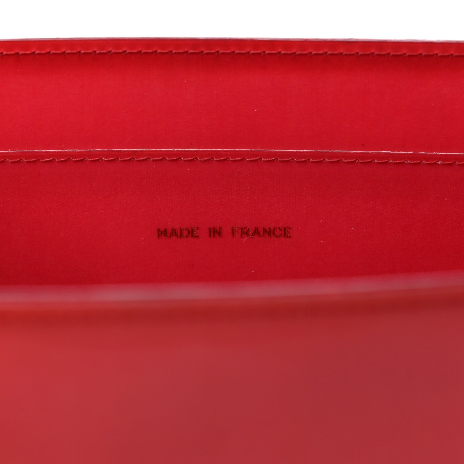 Chanel Vinyl Hologram CC Shoulder Bag Red 6 of 11