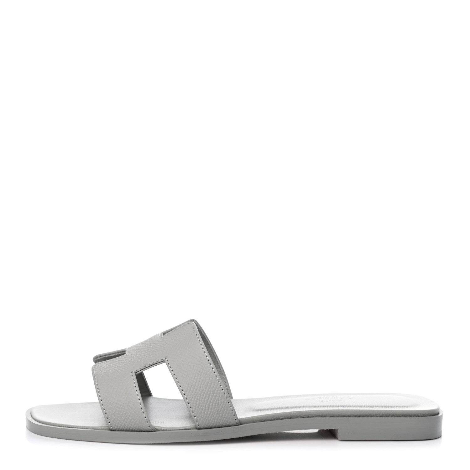 Hermes Epsom Oran Sandals 36 Bleu Glacier 1 of 8