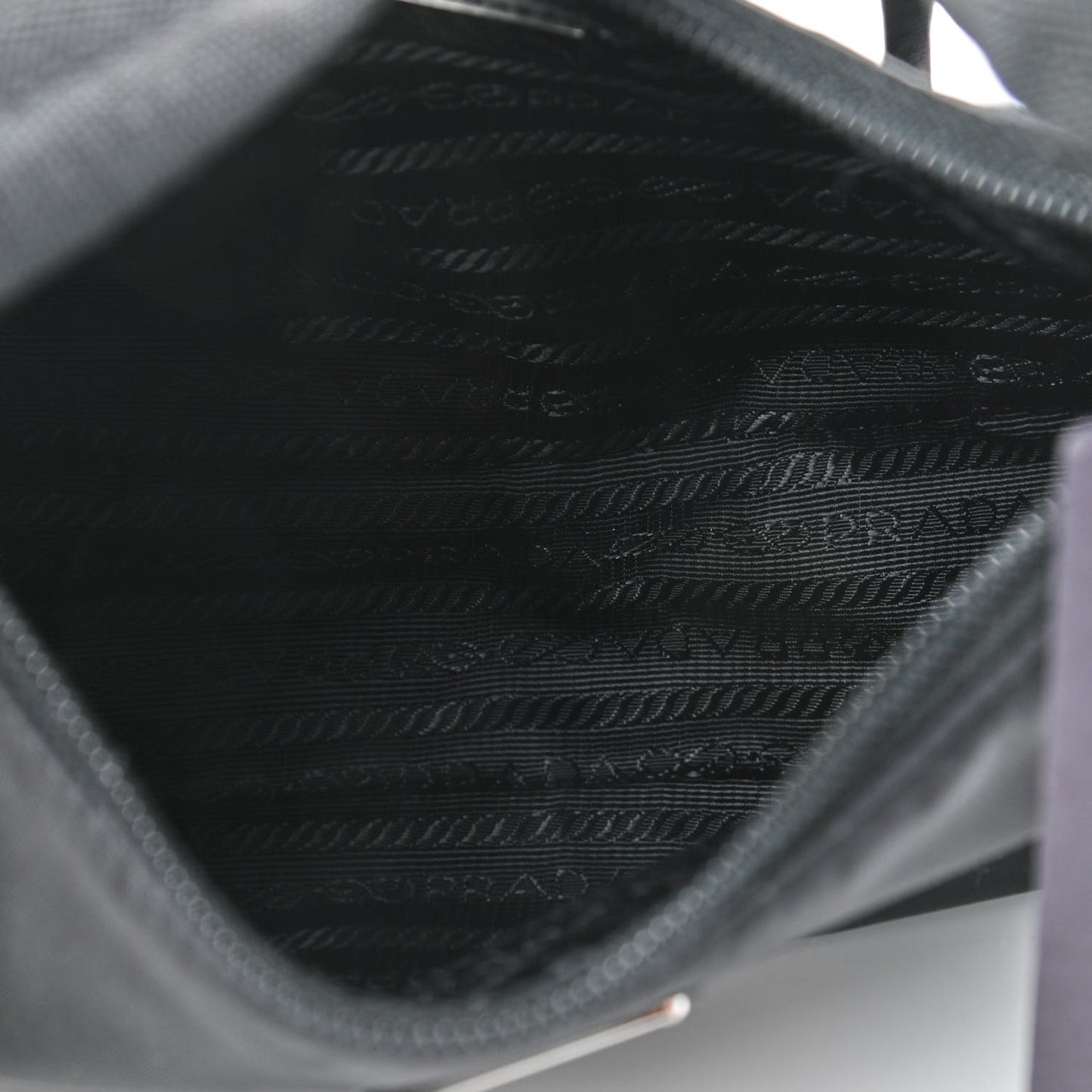 Tessuto Nylon Mini Re-Edition 2000 Bag Black