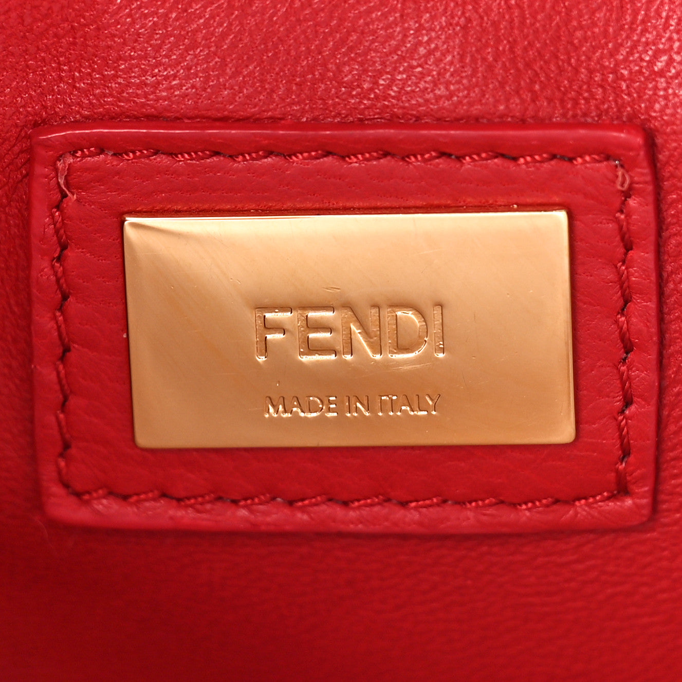 Fendi Nappa Colorblock Mini Peekaboo Iconic Satchel Grigio Chiaro Fragola Blue 7 of 11