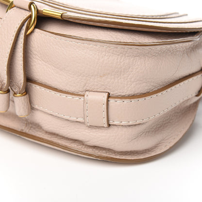 Chloe Calfskin Mini Marcie Round Crossbody Bag Abstract White 8 of 8