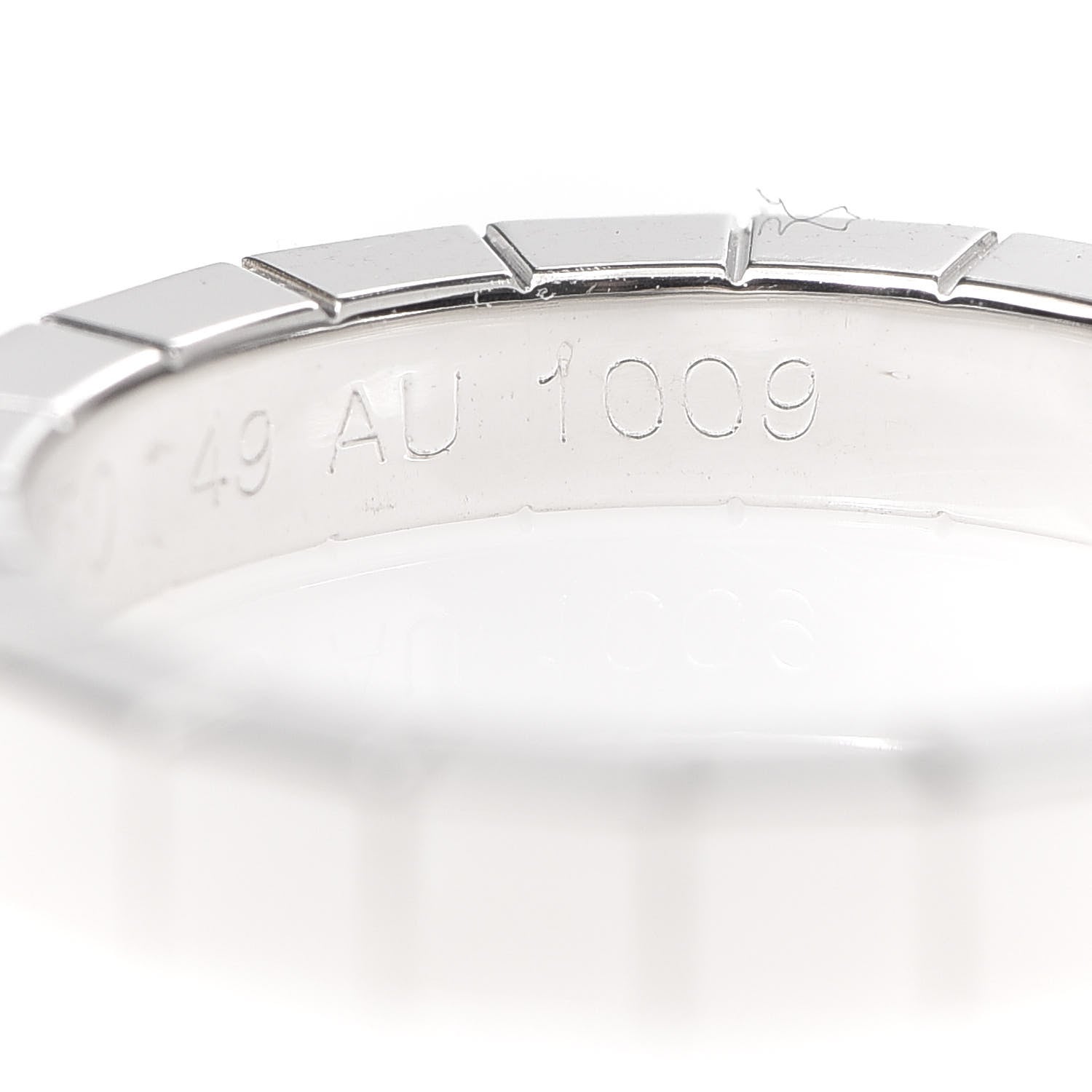 Cartier 18K White Gold Lanieres Ring 49 5 5 of 5