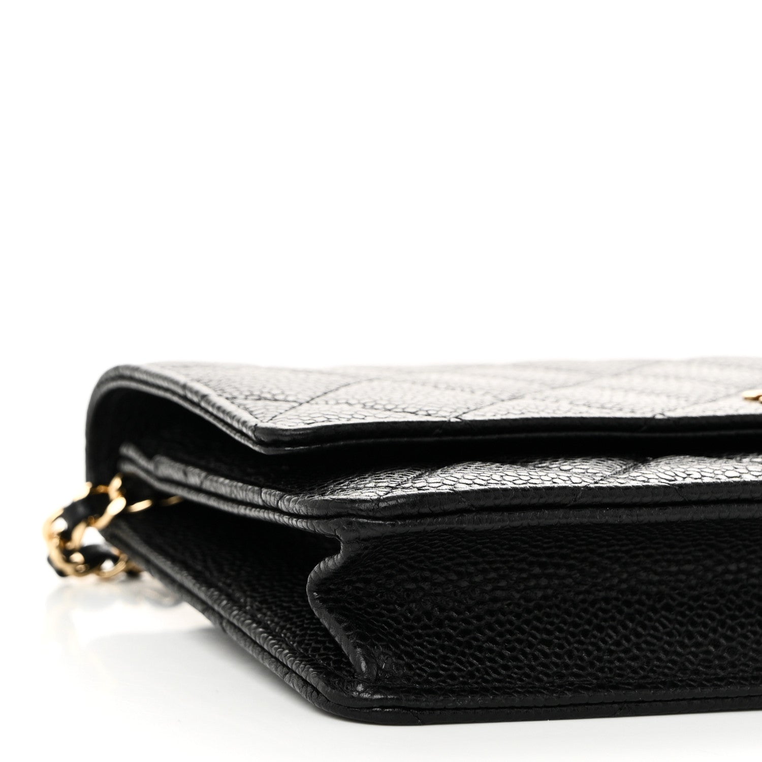 Chanel Caviar Quilted Wallet on Chain WOC Black 10 of 12