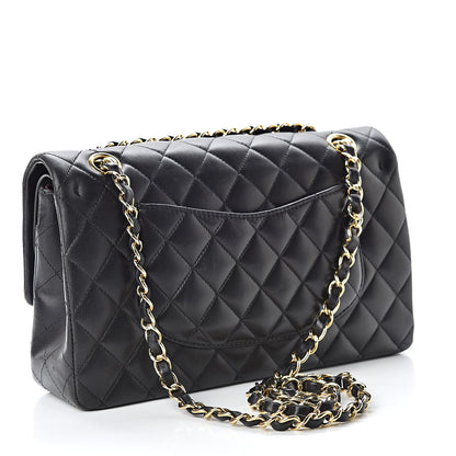 Chanel Lambskin Quilted Medium Double Flap Black 3 of 13