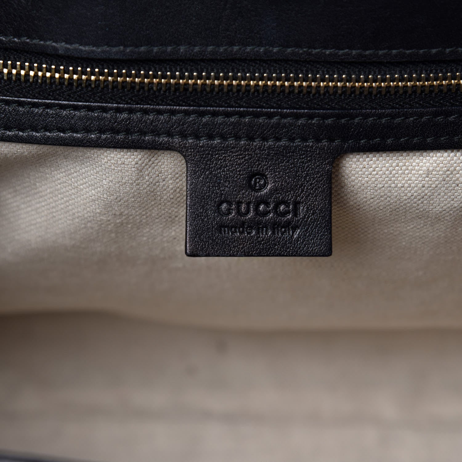 Gucci Guccissima Large Emily Chain Shoulder Bag Black 6 of 13