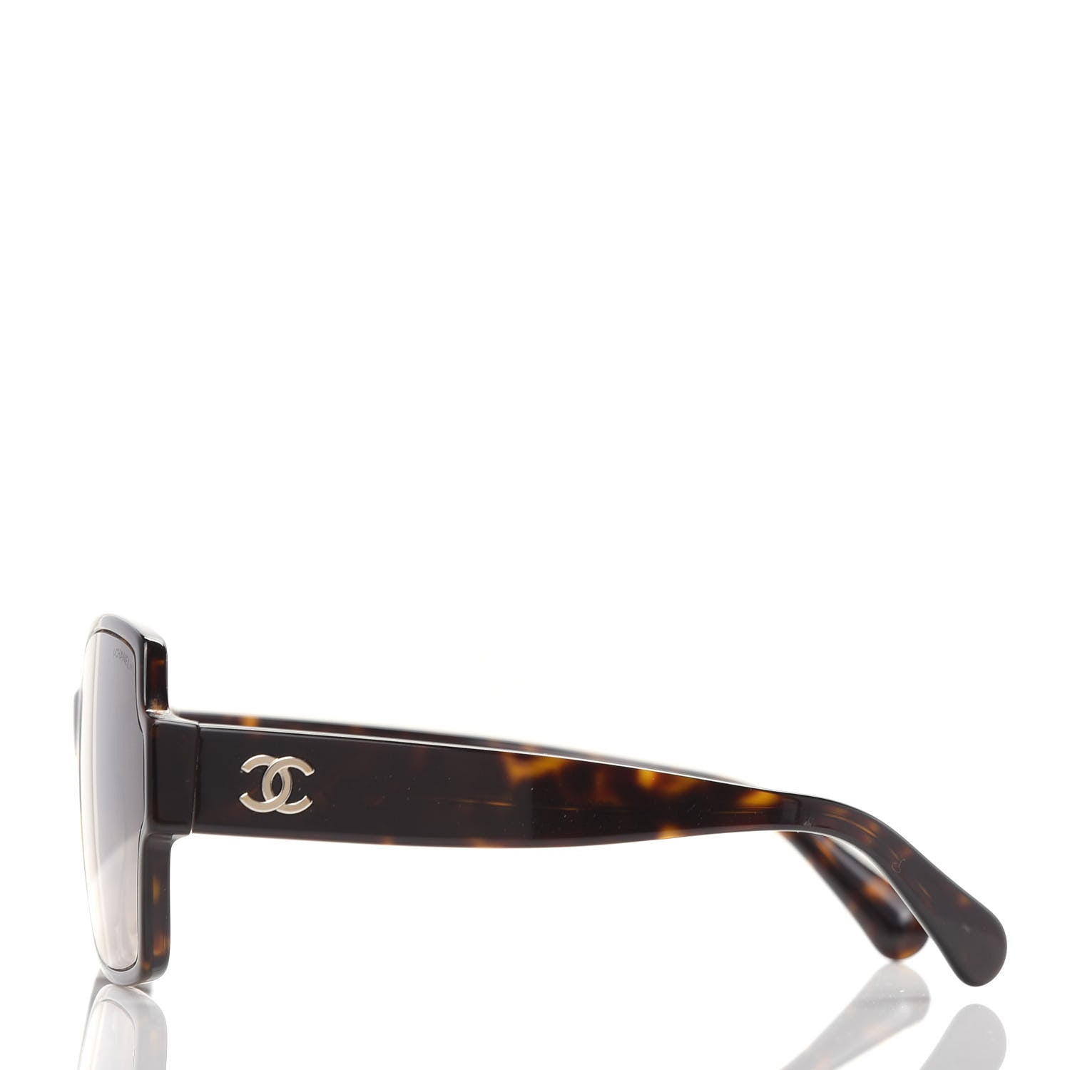 Chanel Acetate Square CC Sunglasses 5385 Tortoise 3 of 7