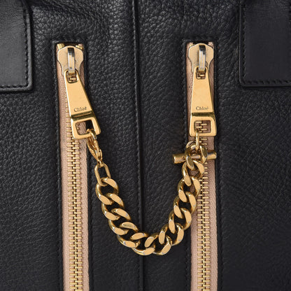 Chloe Grained Calfskin Medium Cate Satchel Black 16 of 17
