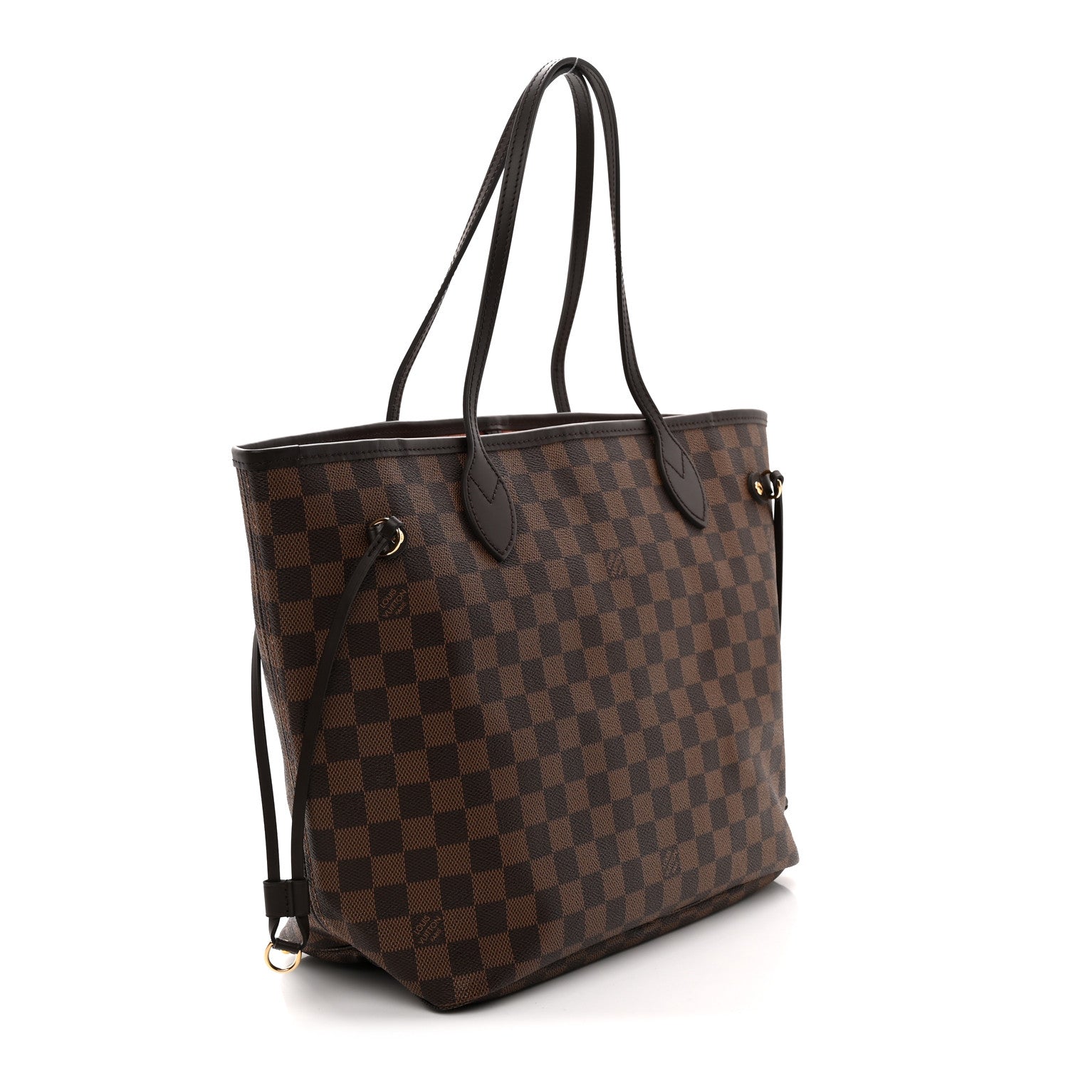 Louis Vuitton Damier Ebene Neo Neverfull MM Rose Ballerine 3 of 9