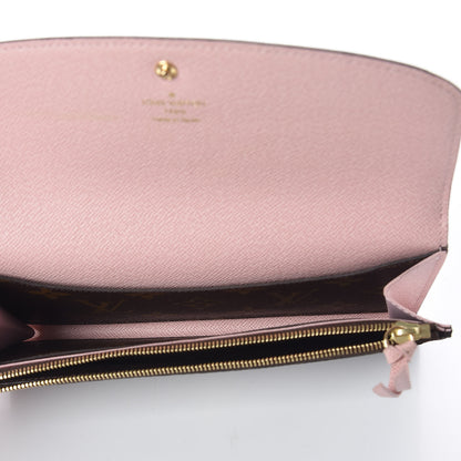 Louis Vuitton Monogram Emilie Wallet Rose Ballerine 5 of 8