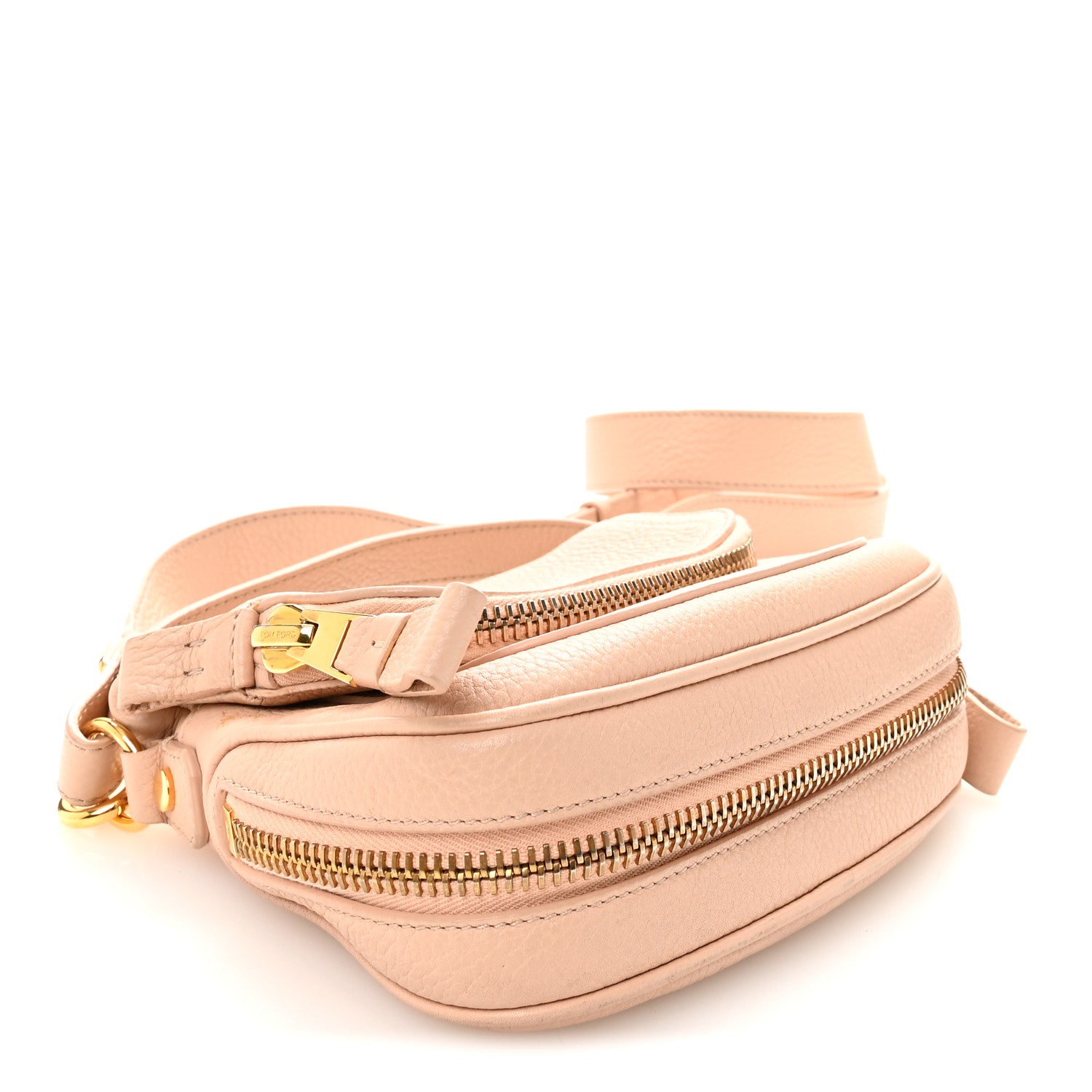 Tom Ford Pebbled Calfskin Jennifer Mini Crossbody Bag Blush Nude 4 of 13