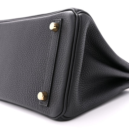 Hermes Togo Birkin 25 Black 10 of 11