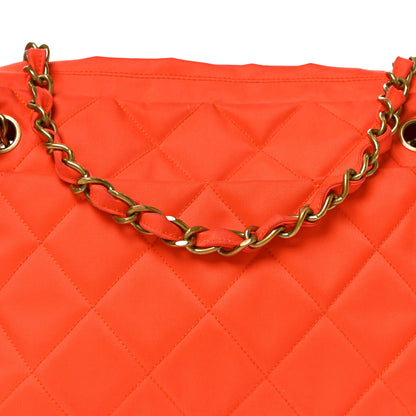 Chanel Quilted Camera Case Orange 8 of 10