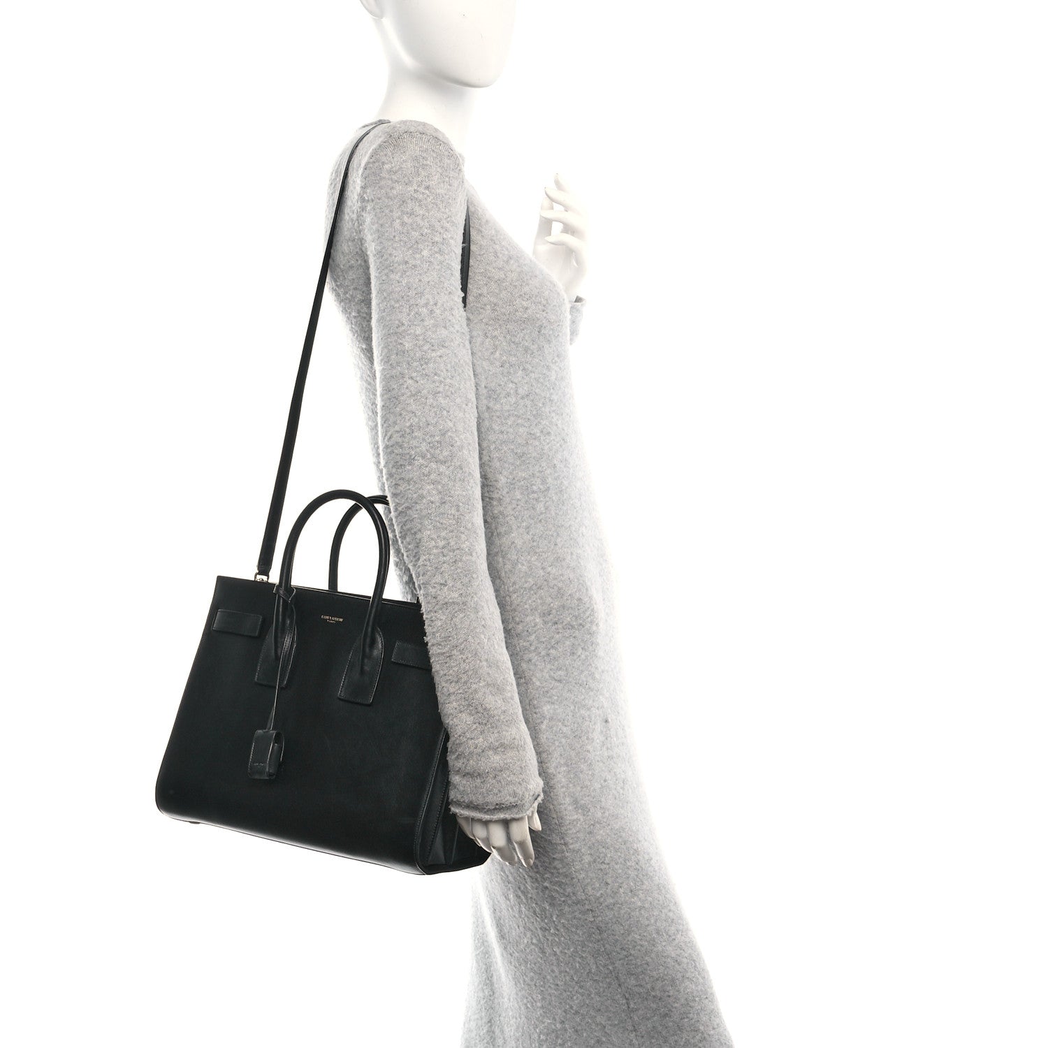 Saint Laurent Calfskin Small Sac De Jour Black 2 of 10