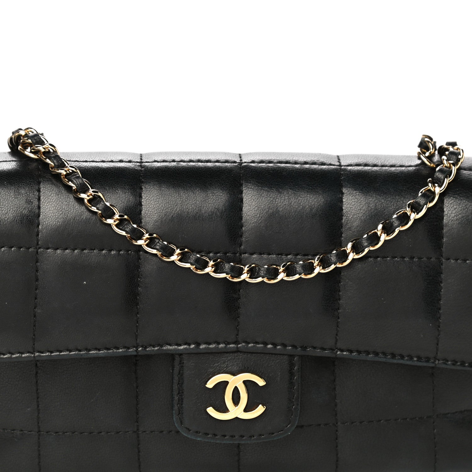 Chanel Lambskin Quilted Mini Chocolate Bar Flap Black 7 of 15