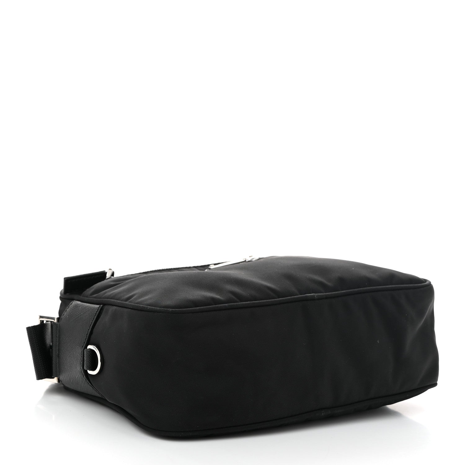 Prada Tessuto Nylon Triangle Shoulder Bag Black 4 of 10