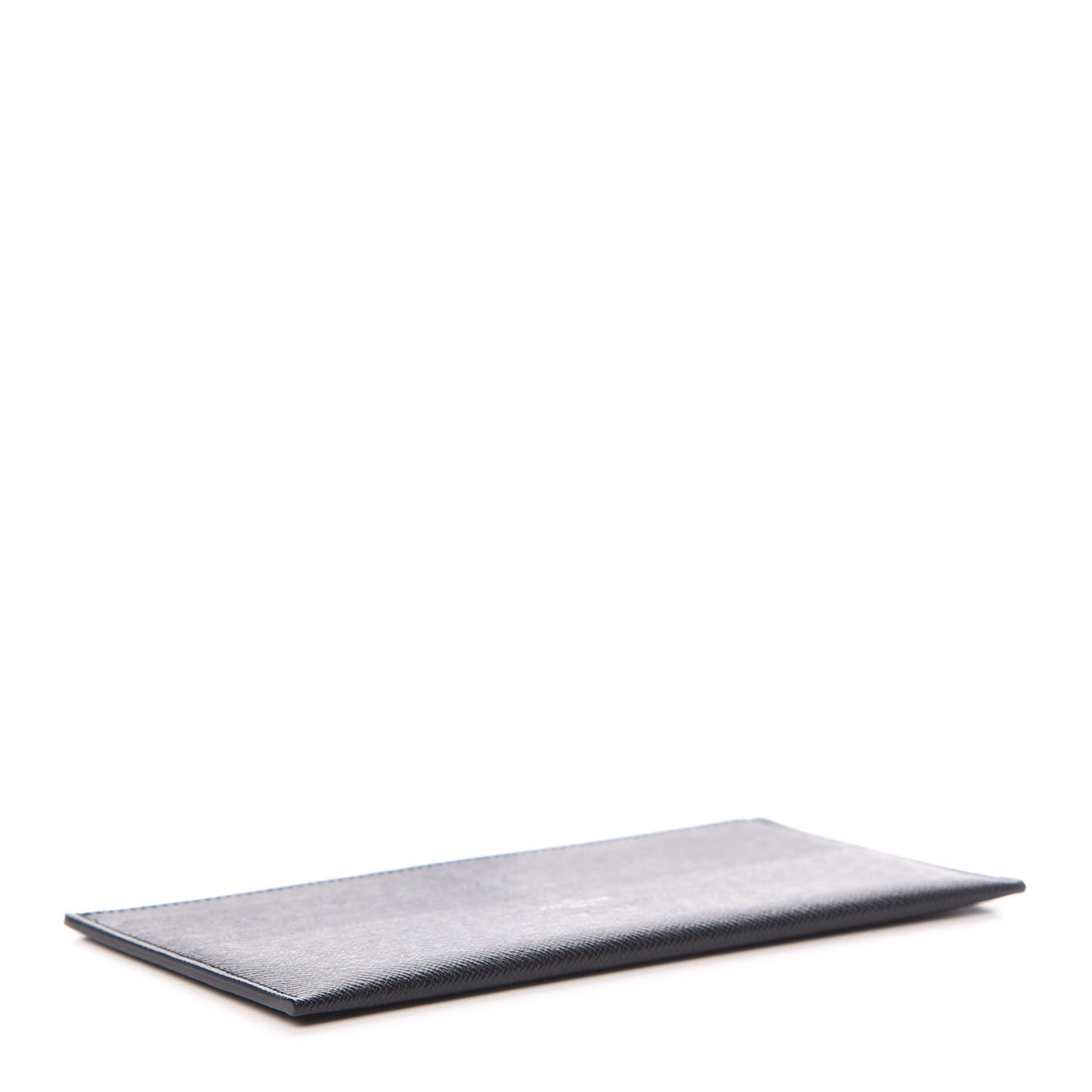 Calfskin Felicie Chain Wallet Card Holder Insert Black