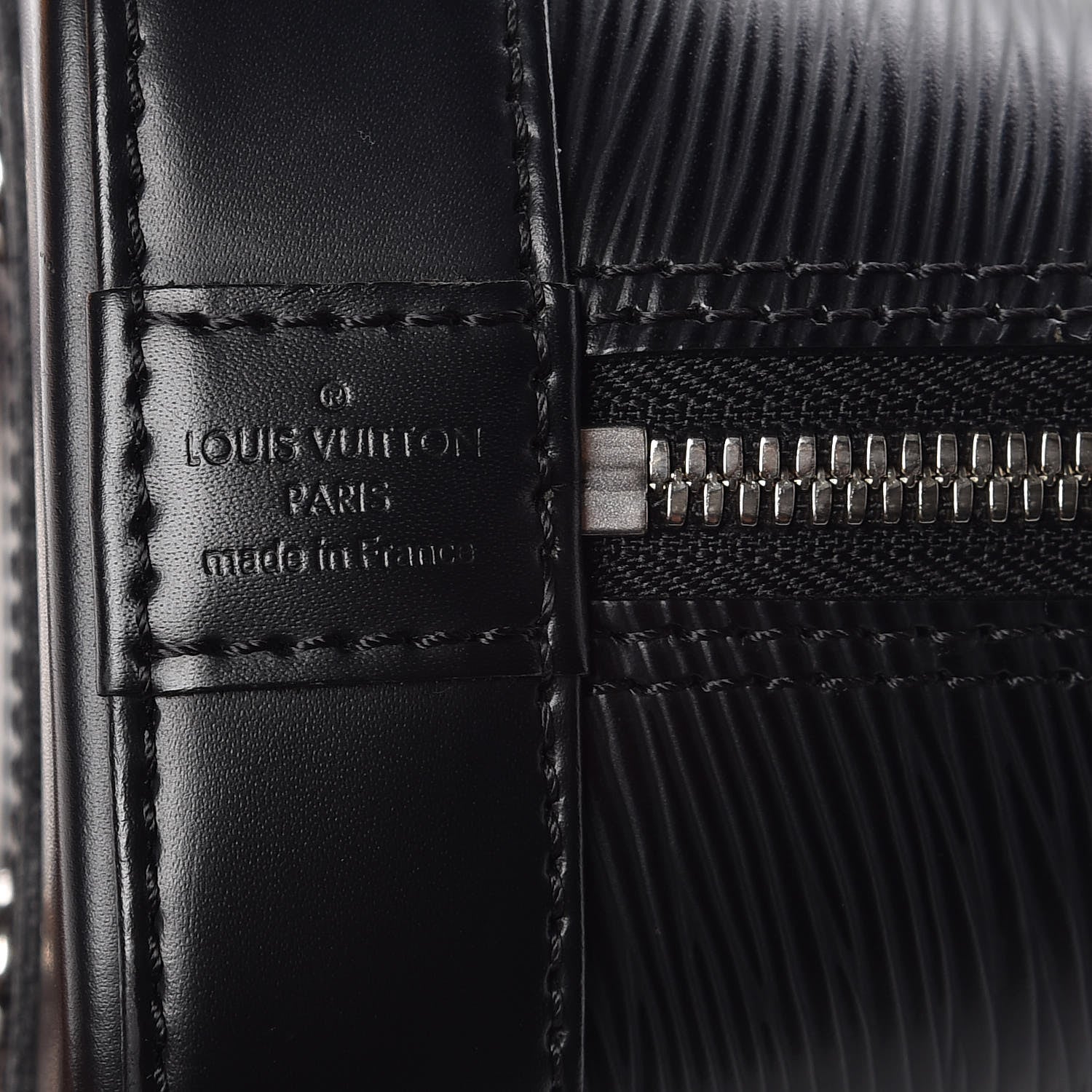 Louis Vuitton Epi Alma BB Black 8 of 9