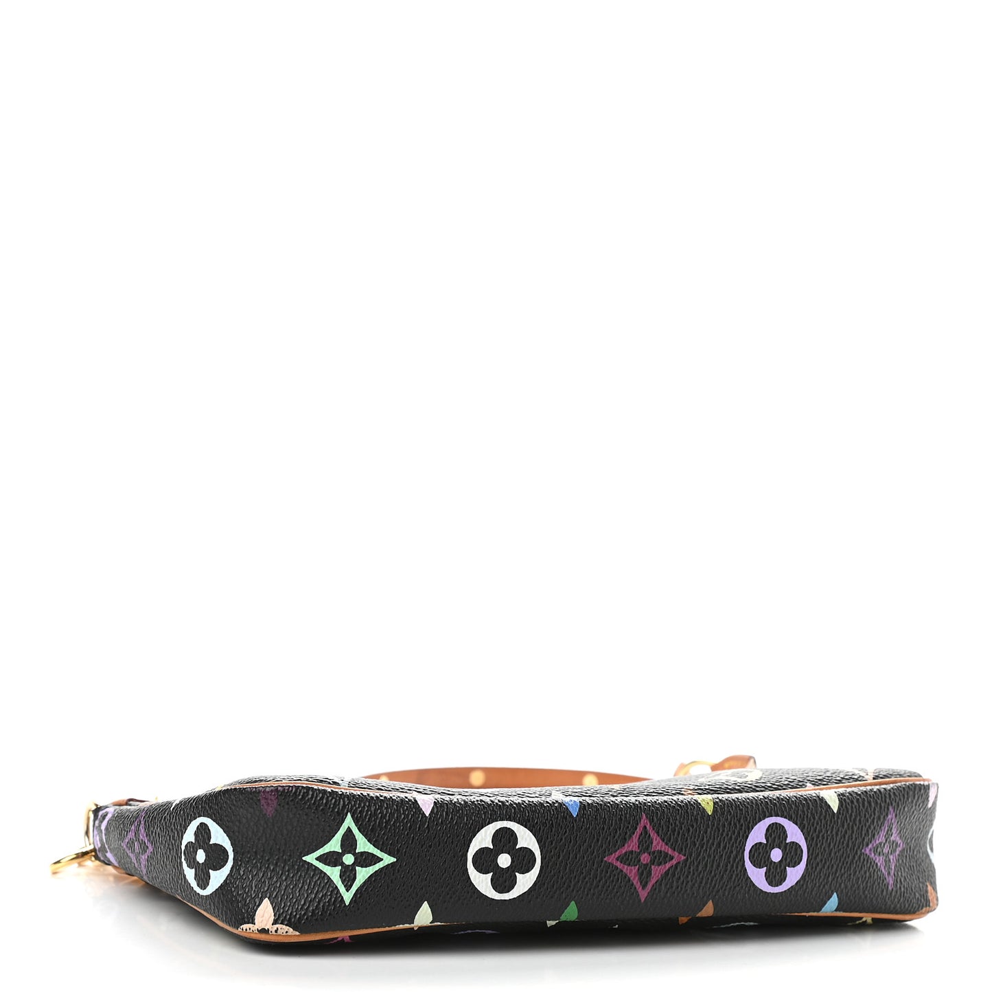 Monogram Multicolor Pochette Accessories Black