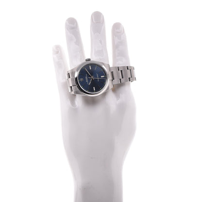 Rolex Stainless Steel 39mm Oyster Perpetual Watch Blue 114300 2 of 6