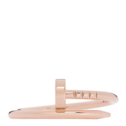 Cartier 18K Pink Gold Small Juste Un Clou Ring 56 7.5 1 of 5