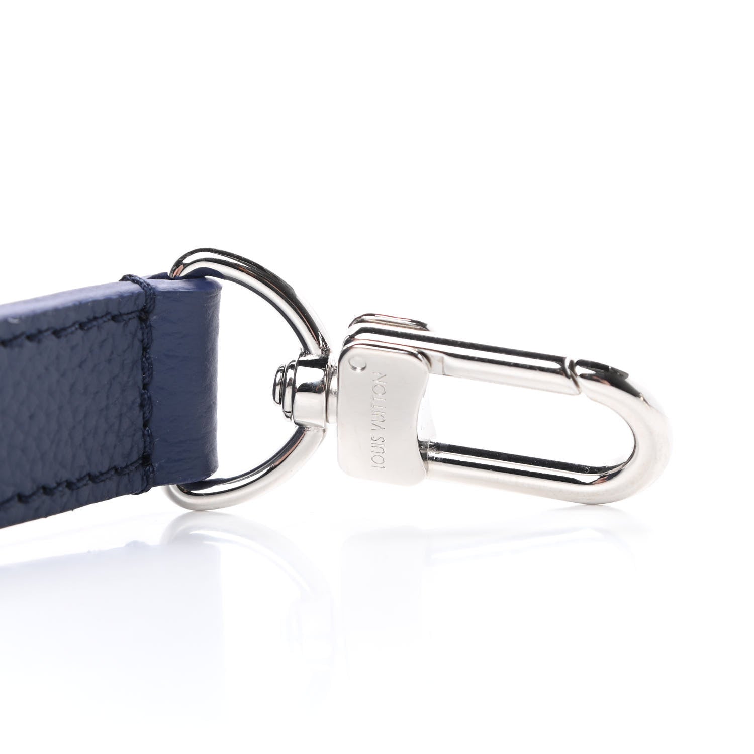 Louis Vuitton Calfskin Adjustable Keepall Bandouliere Shoulder Strap Blue 3 of 3