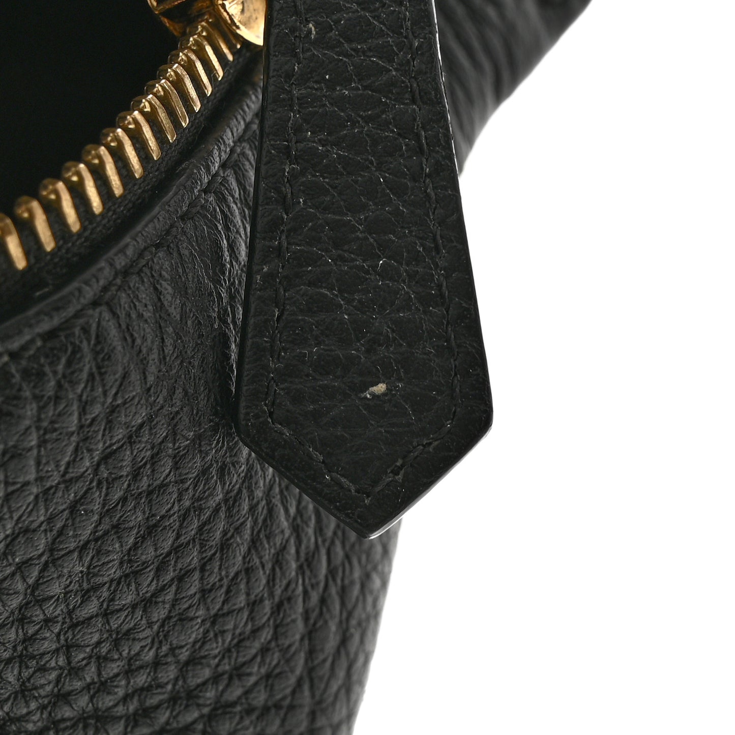 Cuoio Romano Metal Bug Eyes Pocket Belt Bag Black