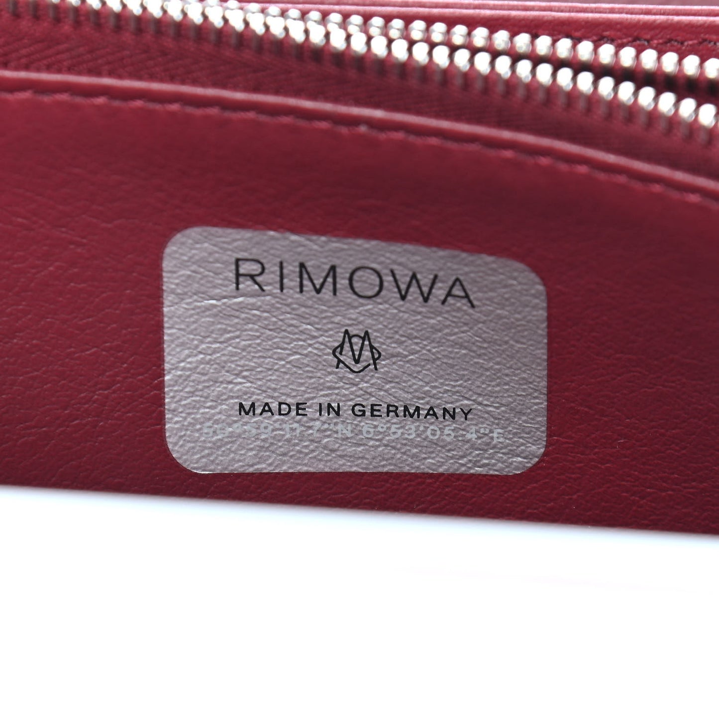 X RIMOWA Aluminum Personal Clutch On Strap Rose