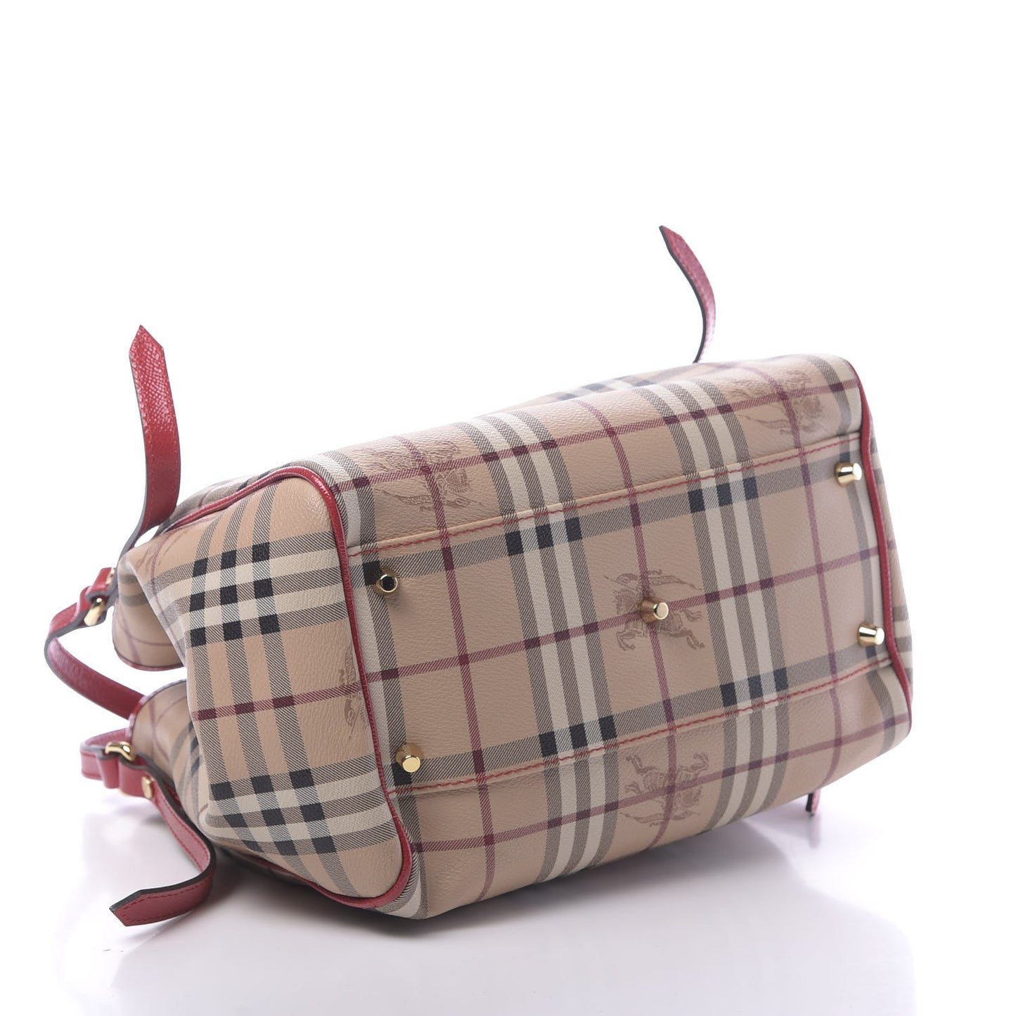 Haymarket Check Small Canterbury Tote Military Red